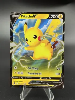 Pikachu V - 086/264 - Fusion Strike - Holo Ultra Rare - NM - Pokemon TCG - Image 1