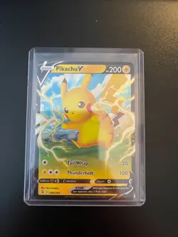 Pikachu V - Full Art - 086/264 - Pokemon TCG Fusion Strike (SWSH08) - Near Mint - Image 1