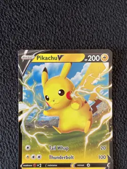 Pikachu V 086/264 -- Pokemon TCG Fusion Strike -- NM - Mint Holo Ultra Rare Card - Image 3