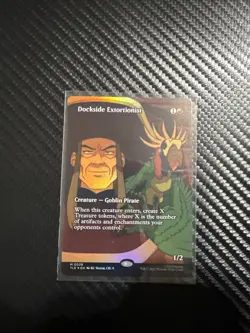 Dockside Extortionist (Borderless) FOIL 28 - MTG AVATAR THE LAST AIRBENDER NM - Image 1
