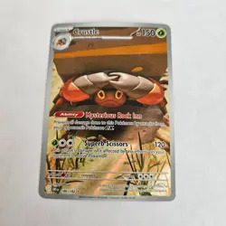 Crustle 186/182 Illustration Rare Pokemon Card Scarlet & Violet Near Mint - Image 1