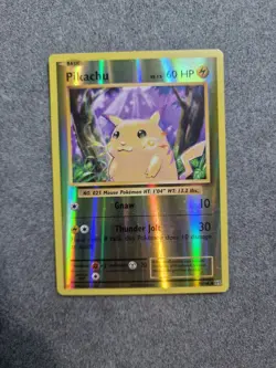 Pikachu Card Pokemon TCG Pikachu 35/108 Holo XY Evolution Set Reverse Holo - Image 1