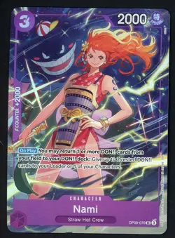 Nami OP09-070 UC Premium Card Collection Best Selection Vol.4 One Piece - Image 1
