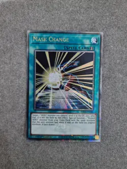 RA04-EN142 Mask Change - Quarter Century Secret Rare Card 1st Ed - Image 1