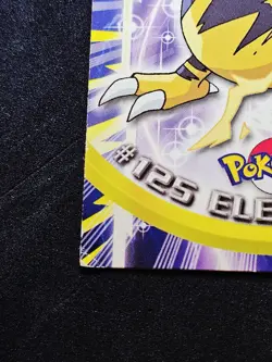 Topps Pokemon card #125 Electabuzz Blue logo 1st print TV Series 3 - Image 2