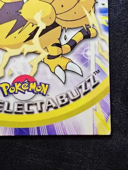 Topps Pokemon card #125 Electabuzz Blue logo 1st print TV Series 3 - Image 5
