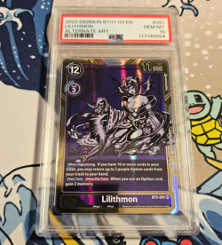 BT3-091-ALT Lilithmon Alternative Art Mint Digimon Card Psa 10 - Image 1