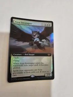Aven Interrupter (Extended Art) Outlaws of Thunder Junction Foil - Image 2