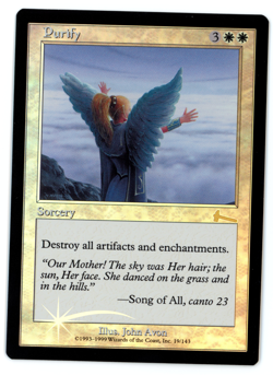 Purify -- MTG (NM Quality FOIL) - Urza's Legacy - See pics/scans! - Image 1