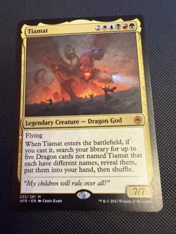 Magic MTG - Tiamat - Mythic - Adventures in the Forgotten Realm - The List - Image 1