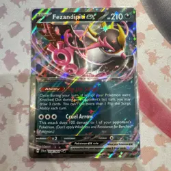 Fezandipiti ex 38/64 Ultra Rare Shrouded Fable NM Pokemon TCG Card -fezandipity - Image 1