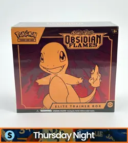 POKEMON TCG SCARLET & VIOLET OBSIDIAN FLAMES SEALED ELITE TRAINER BOX ETB - Image 1