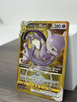 Mewtwo VStar 086/078 Gold Secret Rare Pokemon TCG Near Mint/Mint - Image 2