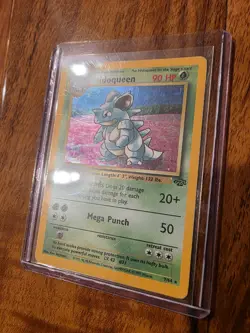 Pokemon TCG Nidoqueen Jungle 7/64 Holo Unlimited Holo Rare - Image 2