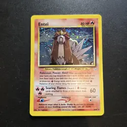 Pokemon Card - Entei 6/64 Rare Holo Unlimited Neo Revelation - Excellent - Image 1