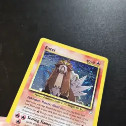 Pokemon Card - Entei 6/64 Rare Holo Unlimited Neo Revelation - Excellent - Image 2