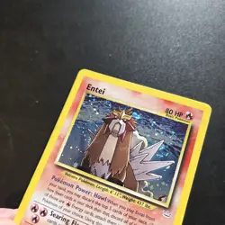 Pokemon Card - Entei 6/64 Rare Holo Unlimited Neo Revelation - Excellent - Image 3