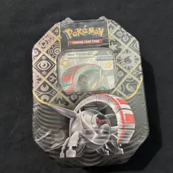 Pokemon TCG Scarlet & Violet Paldean Fates Iron Treads EX Factory Sealed Tin - Image 1