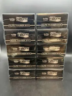 Lot of (10) Pokemon Sword & Shield Evolving Skies Elite Trainer Box ETB Sealed - Image 4