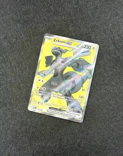 2025 Pokemon SV Black Bolt Zekrom ex Ultra Rare #158/086 Full Art - Image 3