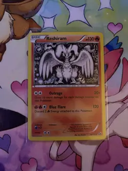 Pokemon TCG Reshiram Legendary Treasures 28/113 Reverse Holo Rare 130HP - Image 1
