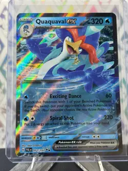 Pokemon TCG Quaquaval EX Paldea Evolved 052/193 Holo Ultra Rare NM - Image 3