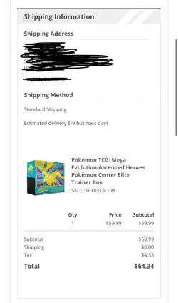 Pokemon TCG: Mega Evolution-Ascended Heroes Pokemon Center Elite Trainer Presale - Image 2