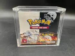 Pokemon Black and White Base Sealed Booster Box in Acrylic Case - Image 1