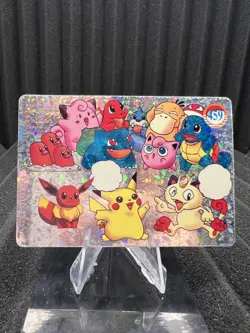 Pokemon Vintage Pocket Monsters Vending HOLO Prism Sticker Bandai 1999 Nintendo - Image 1