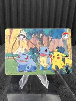 Pokemon Vintage Pocket Monsters Vending HOLO Prism Sticker Bandai 1999 Nintendo - Image 2