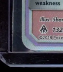 2018 POKEMON SUN & MOON FORBIDDEN LIGHT #132/131 PALKIA GX RAINBOW SECRET RARE - Image 4