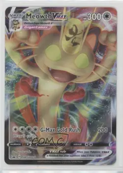 Meowth VMAX Pokemon Sword & Shield Black Star #SWSH005 - Image 1