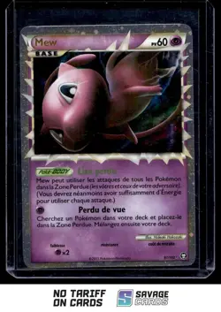 2011 Pokemon HeartGold & SoulSilver - Triumphant Mew #97/102 Basic/Rare Prime - Image 1