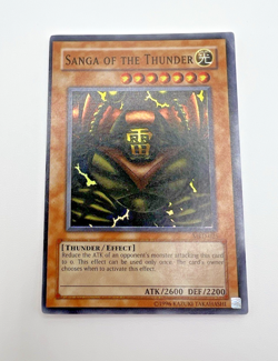 Vintage Yu-Gi-Oh! Sanga Of The Thunder (MRD-025, Super Rare) Heavy Play - Image 1