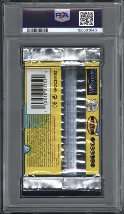 1999 Pokemon FRENCH 1st Edition Base Set Tortank-Blastoise Booster Pack PSA 8 - Image 2