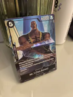 One Piece TCG Mr.1 (Daz.Bonez) (Alternate Art) OP14 The Azure Sea's Seven Foil - Image 2
