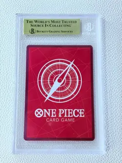 2022 One Piece MONKEY.D.LUFFY BGS 9.5 SUPER PRE-RELEASE ST01-001 STRAW HAT - Image 2