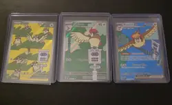 Pidgeot EX 225/197 Pidgeotto 208 Pidgey 207 Pokemon Obsidian Flames NM - Image 1