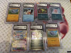 Pokemon Japanese CGC Graded 9 Bundle/Lot! 7 Cards Promo - Image 1
