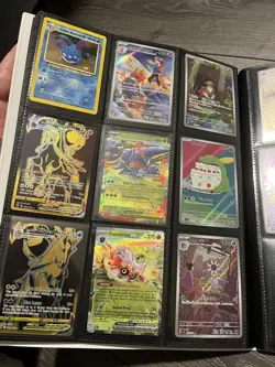 Huge Binder Collection Lot of 200+ Pokemon Cards Mixed EX SV Modern UR - Image 1