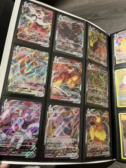 Huge Binder Collection Lot of 200+ Pokemon Cards Mixed EX SV Modern UR - Image 4