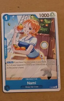 One Piece Nami (P-053) (Reprint) (P-053/241) One Piece Promotion Cards NM TCG - Image 1