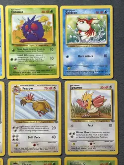 Vintage Pokemon Cards Lot Jungle Fossil Base Weepinbell Spearow Fearow Gloom + - Image 3