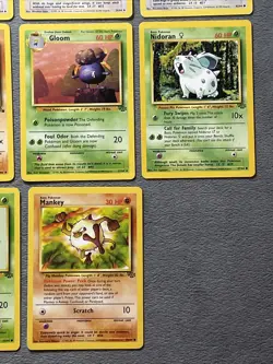 Vintage Pokemon Cards Lot Jungle Fossil Base Weepinbell Spearow Fearow Gloom + - Image 5