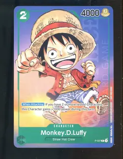 Monkey D. Luffy P-037 Saikyo Jump Jun. Promo - ONE PIECE Card Game - Image 1
