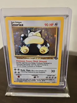 Pokemon TCG Snorlax Jungle Holo Rare Card 11/64 90 HP English - Image 1