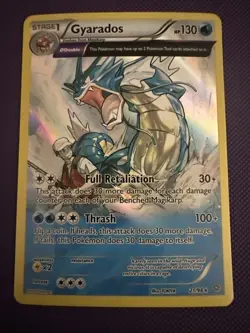 Pokemon Gyarados TCG Full Art Holo Rare Card 21/98 XY Ancient Origins - Image 1