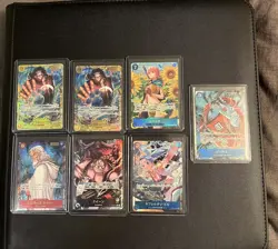 One Piece Japanese Card Lot Of 7 - Image 1