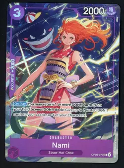 Nami OP09-070 UC Premium Card Collection Best Selection Vol.4 One Piece - Image 1