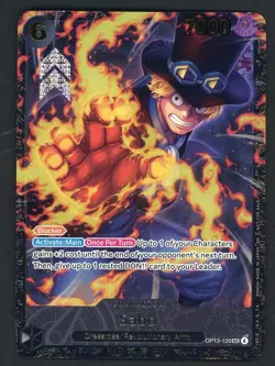 Sabo (Store Treasure Cup 2025) OP13-120 One Piece Promotion Cards Foil - Image 1